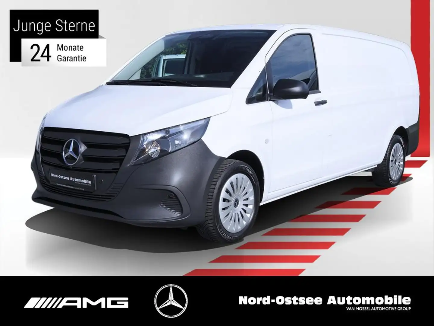 Mercedes-Benz Vito 116 EXTRALANG neues Modell AHK NAVI MBUX Blanc - 1