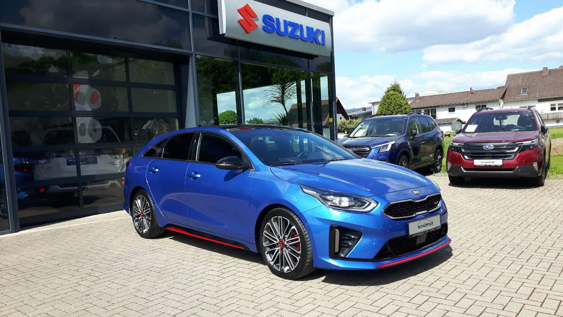 Kia ProCeed / pro_cee'd ProCeed 1,6 GT  Glasd,NAV, KOMF Blau - 2