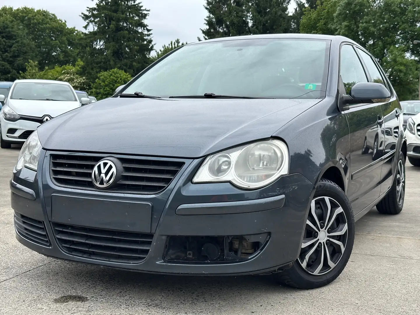 Volkswagen Polo 1.4TDi*AIRCO*1ER MAiN*CARNET*CAR-PASS*GARANTIE 1AN Grijs - 1