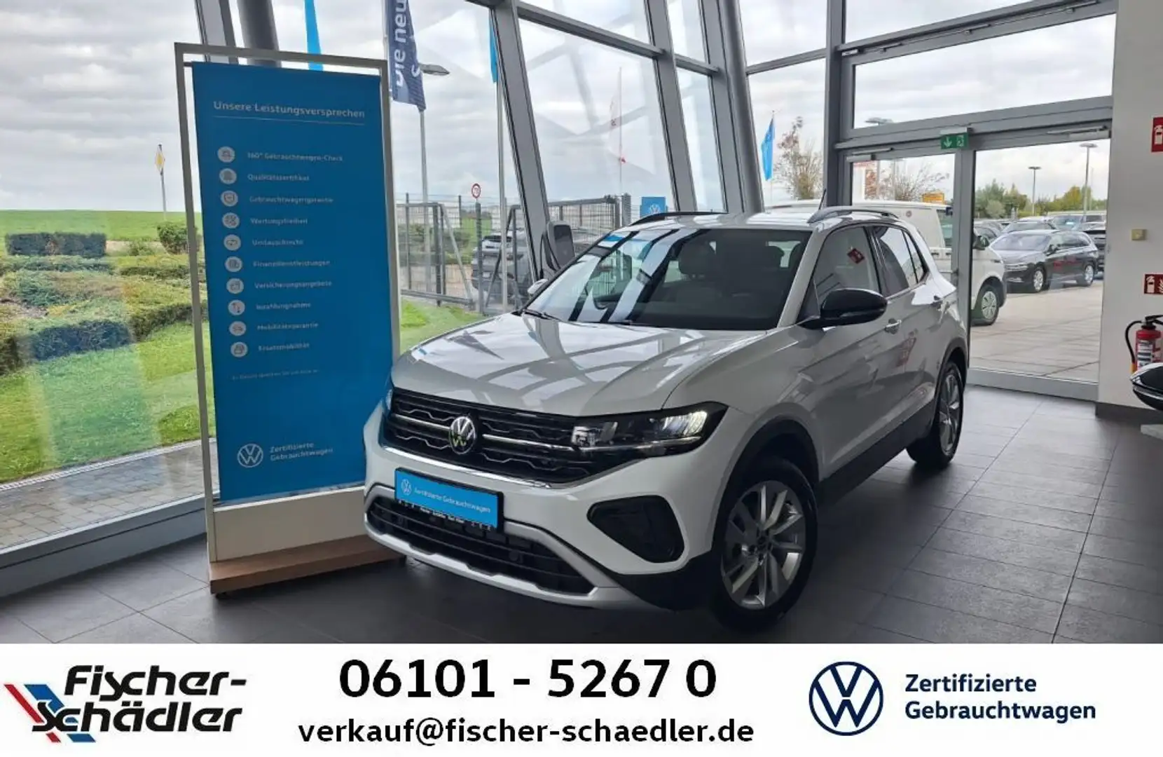Volkswagen T-Cross Life 1.0TSI*Navi*LED*Dig.Cockpit*SitzHz. Weiß - 1
