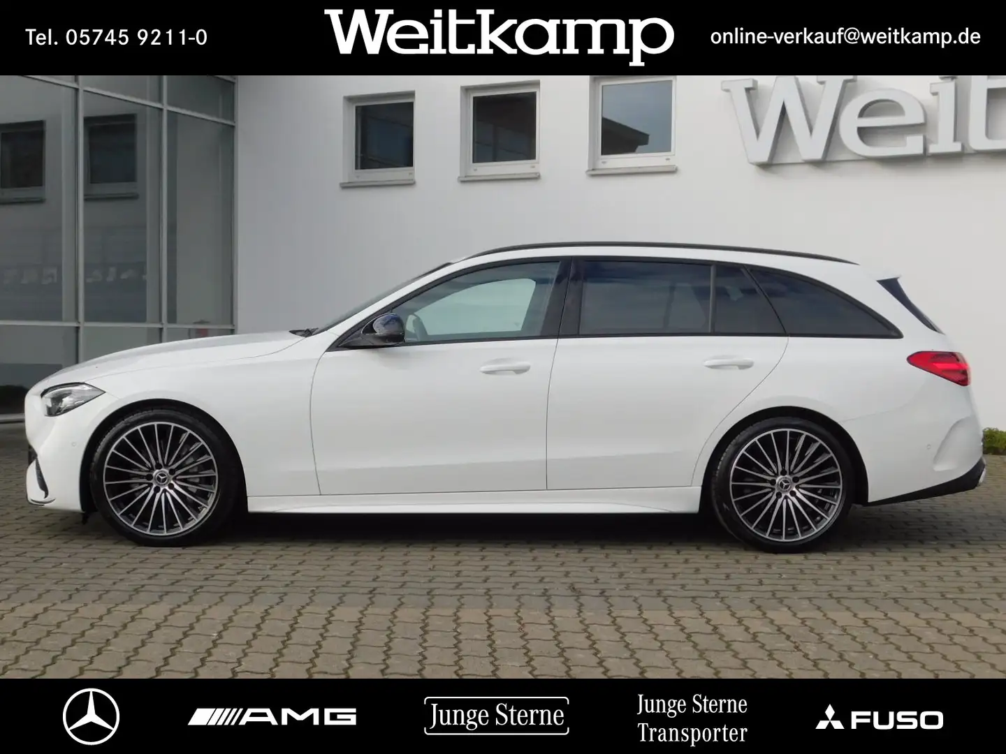 Mercedes-Benz C 180 C 180 T AMG+Night+AHK+Distronic+Keyl.+360°+Burm. Weiß - 2