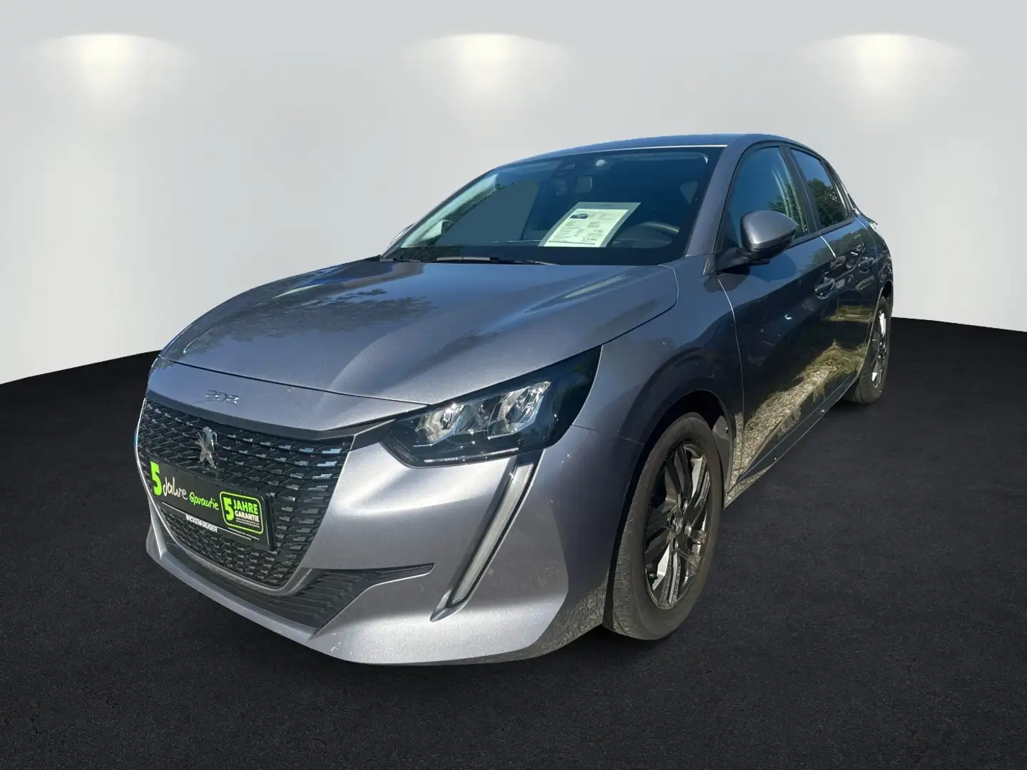 Peugeot 208 PureTech 100 Active Pack LED Navi SHZ SpurH Grau - 1