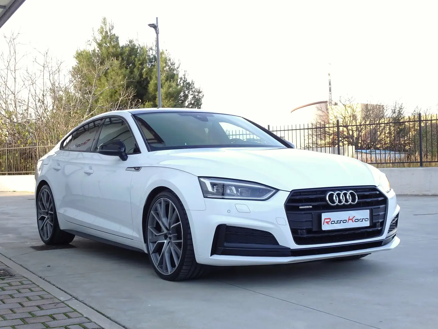 Audi A5 Sportback 2.0 TDI quattro S-LINE TETTO/LED Blanc - 2