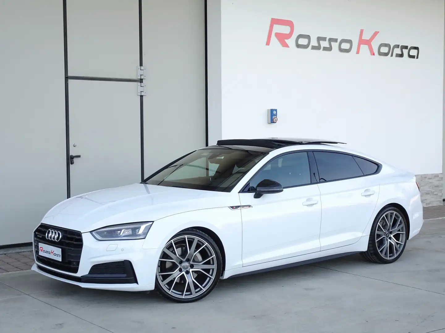 Audi A5 Sportback 2.0 TDI quattro S-LINE TETTO/LED Blanc - 1