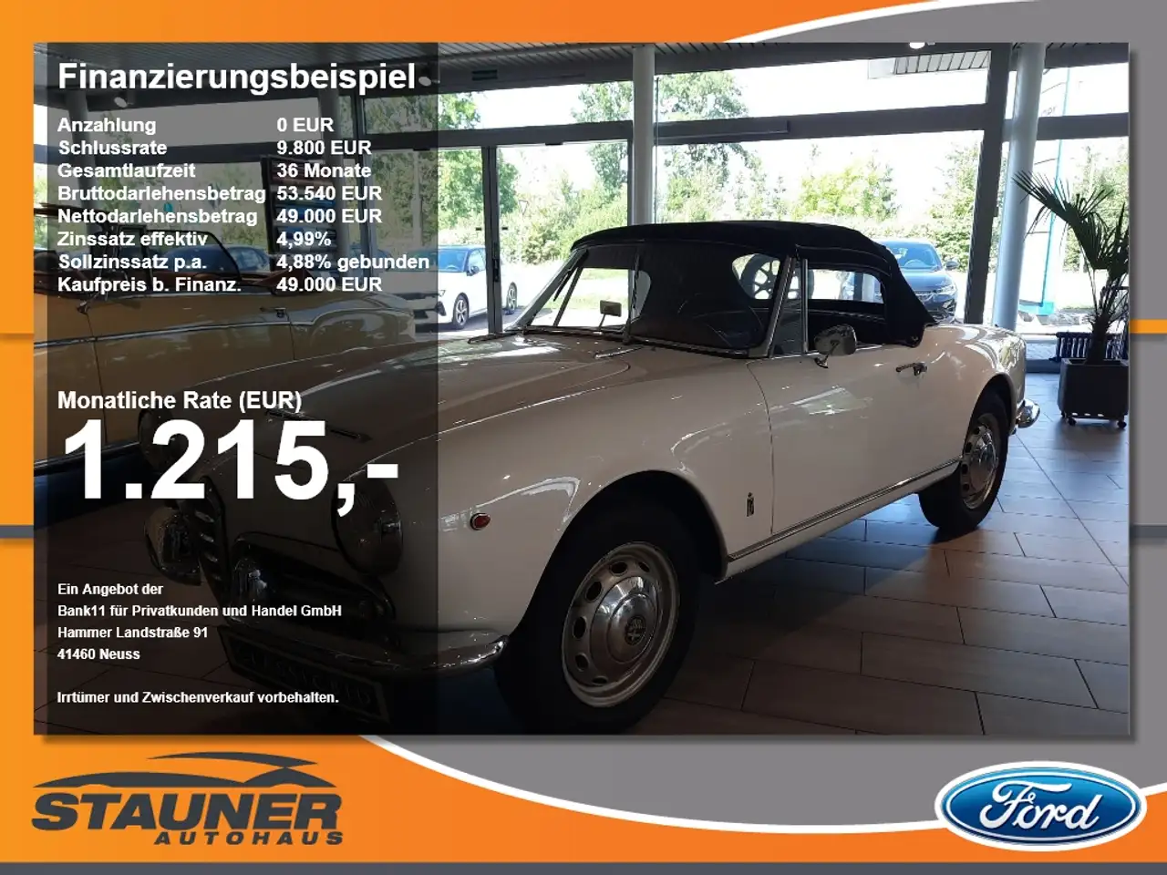 Alfa Romeo Spider Romeo Giulia Cabrio, foto 1