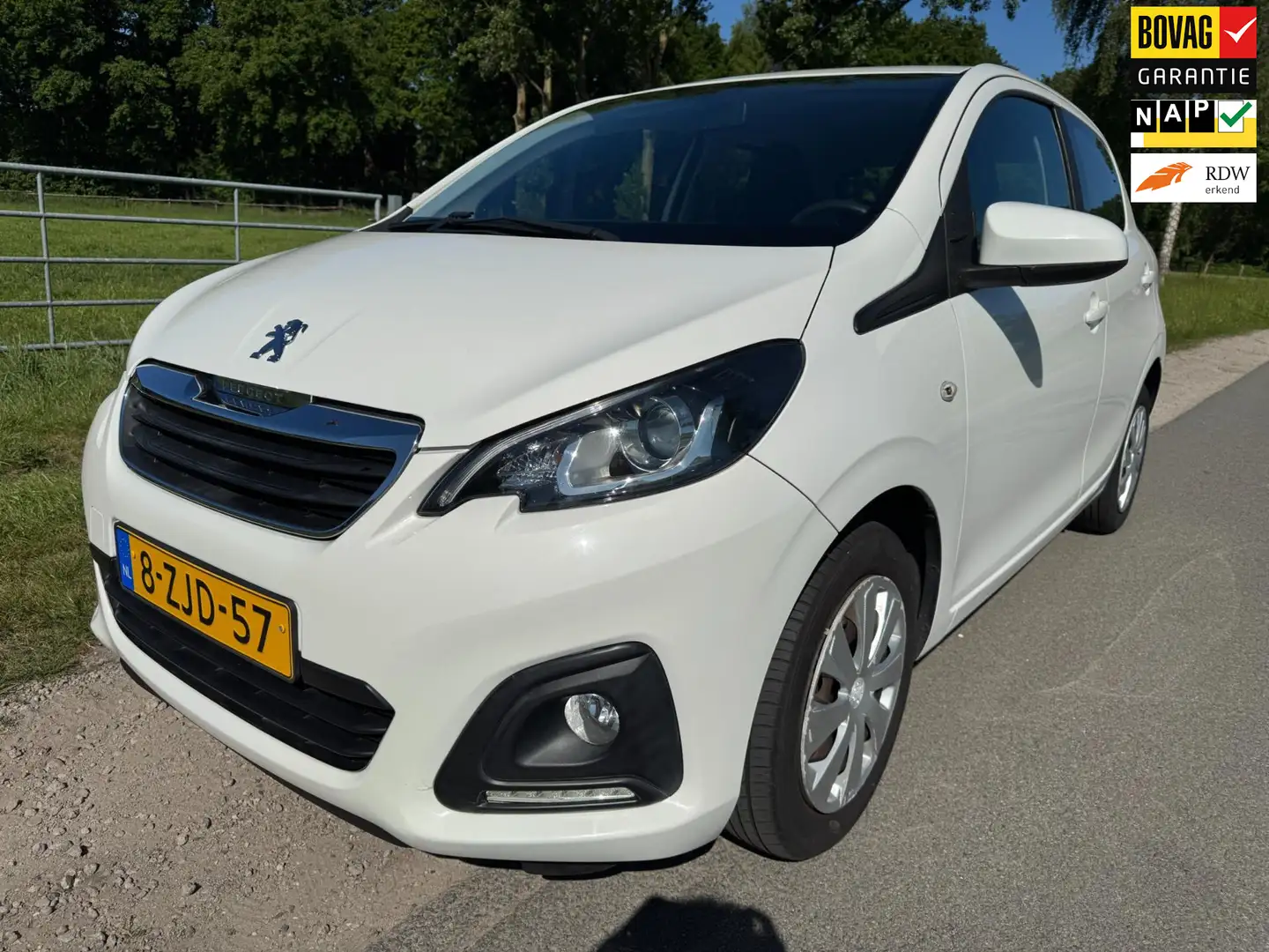 Peugeot 108 1.0 e-VTi Active super zuinig met airco Blanc - 1