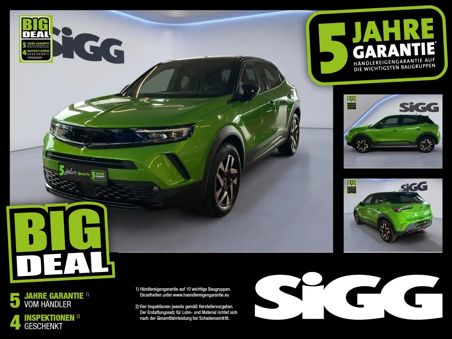 Opel Mokka 1.2 Turbo GS Line KeyLess Navi Grün - 1