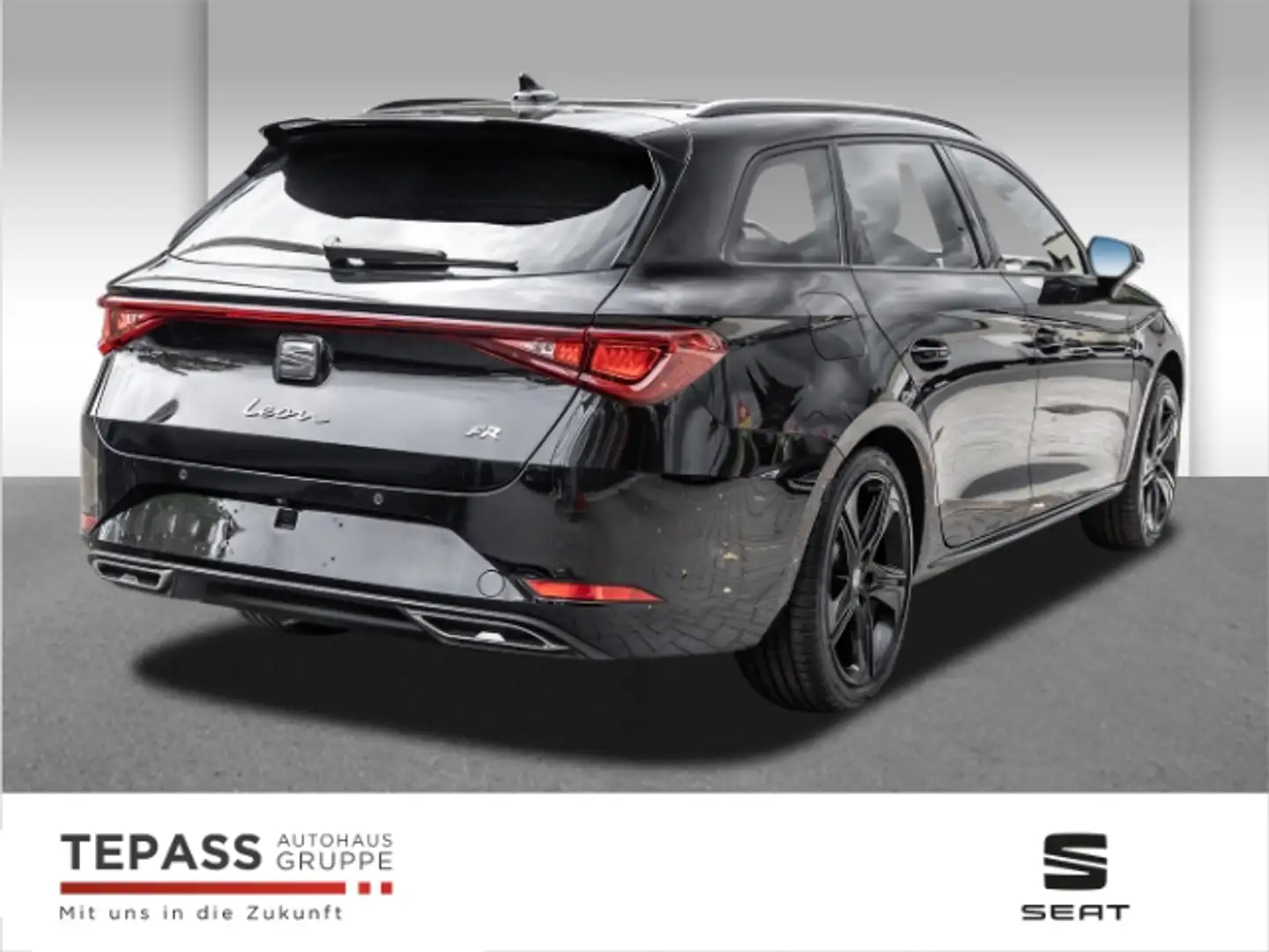 SEAT Leon Sportstourer 1.5 eTSI FR SHZ KAMERA LED NAVI Negro - 2