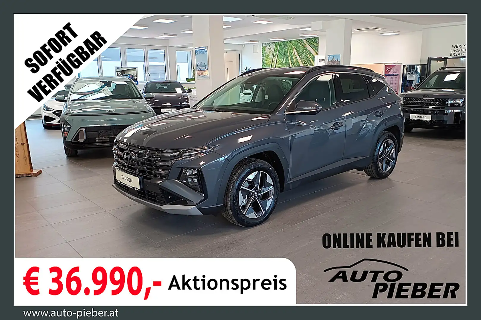Hyundai TUCSON Tucson 1,6 T-GDI PHEV 2WD GO! Plus Aut. *Matrix... Grau - 1