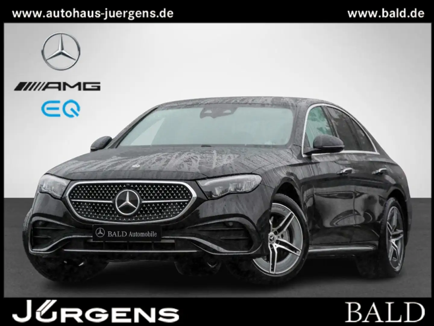 Mercedes-Benz E 300 de 4M AMG-Sport/Pano/AHK/Burm/Dist/Keyl/19 Schwarz - 1