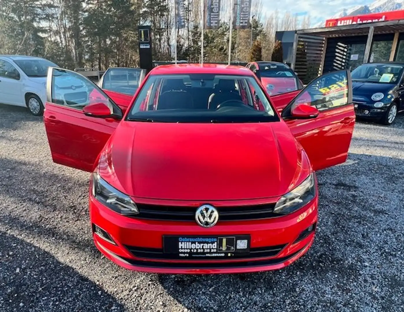 Volkswagen Polo 1,0 *Erstbesitz* NEUES MODELL Rot - 2