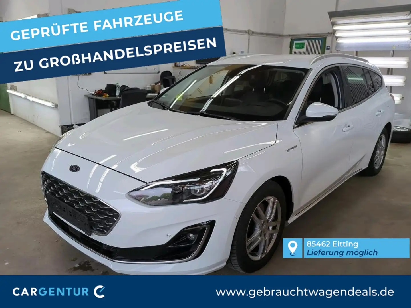 Ford Focus 2.0 EcoBlue Vignale AHK SpoSi ACC Blanco - 1