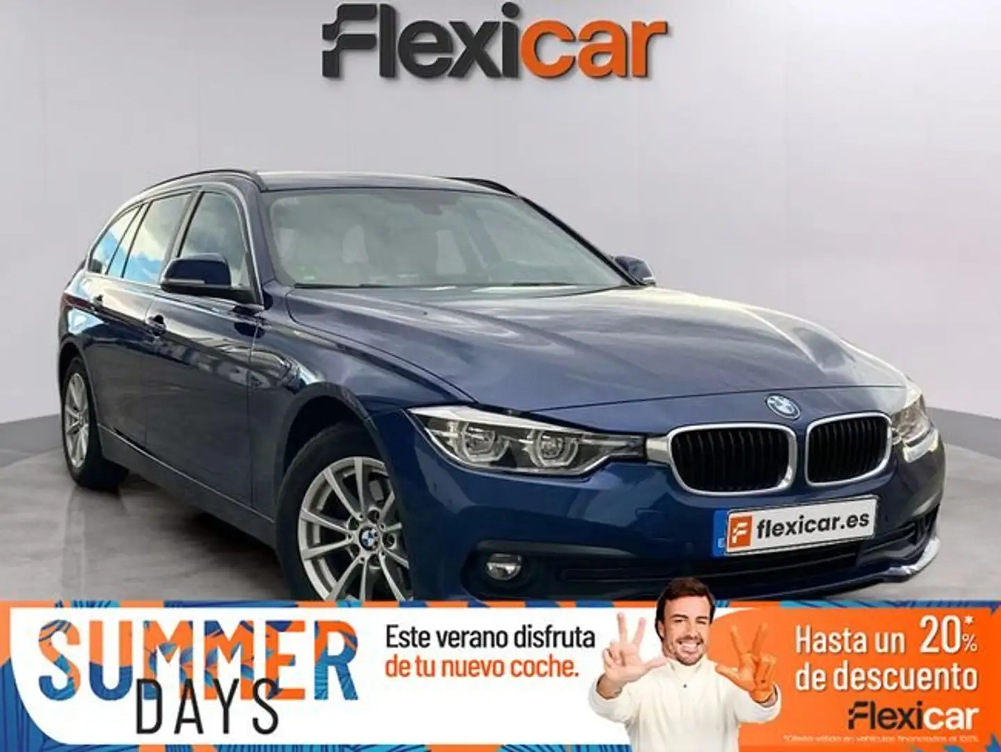 BMW 318 318d Touring Azul - 1