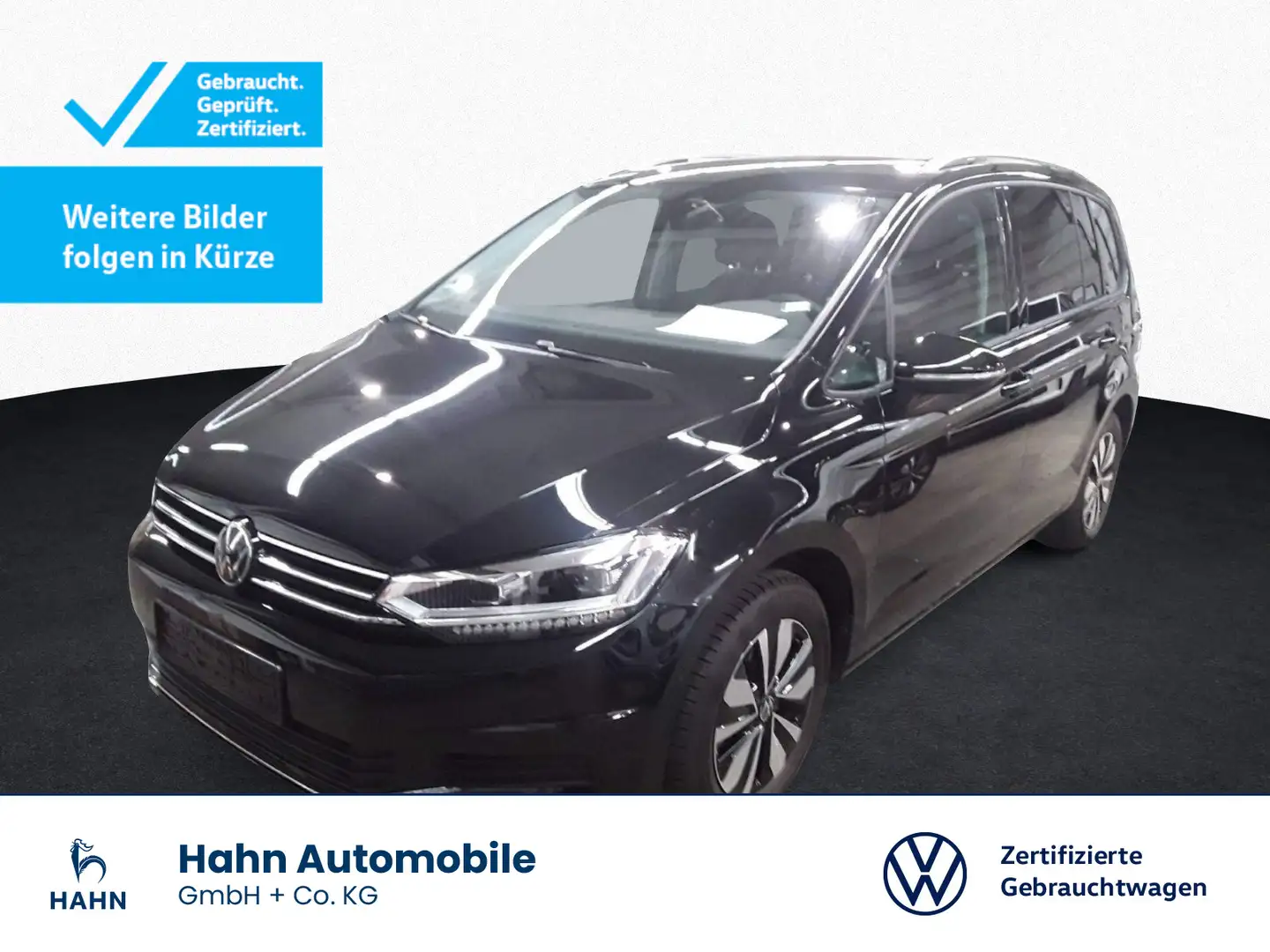 Volkswagen Touran 1.5TSI DSG Goal 7-Sitze AHK LED Navi PDC Schwarz - 1