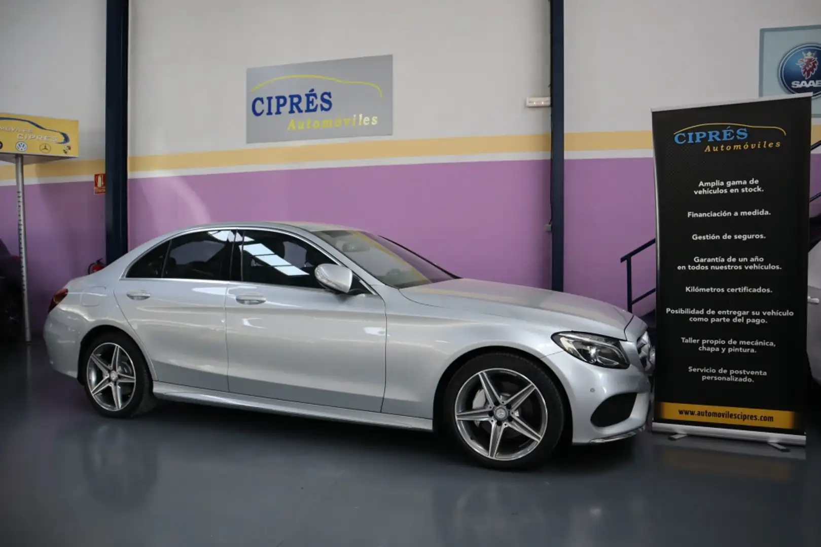 Mercedes-Benz C 200 200d 7G Plus Plateado - 1