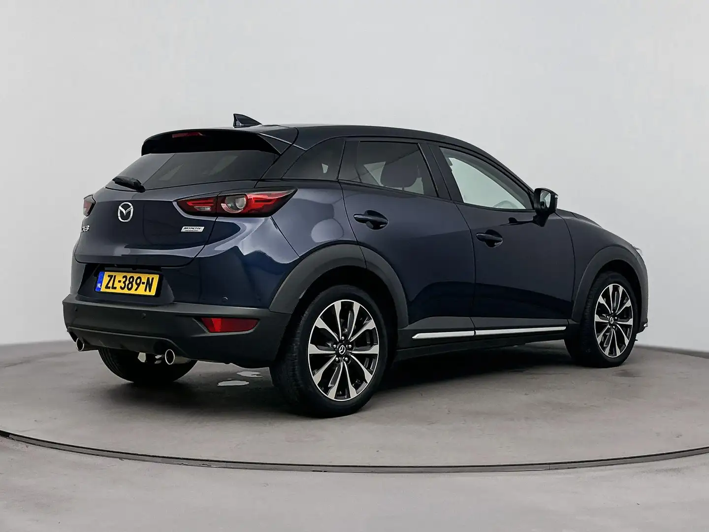 Mazda CX-3 2.0 SkyActiv-G 120 GT-M | Automaat | Navi | Cruise Blauw - 2
