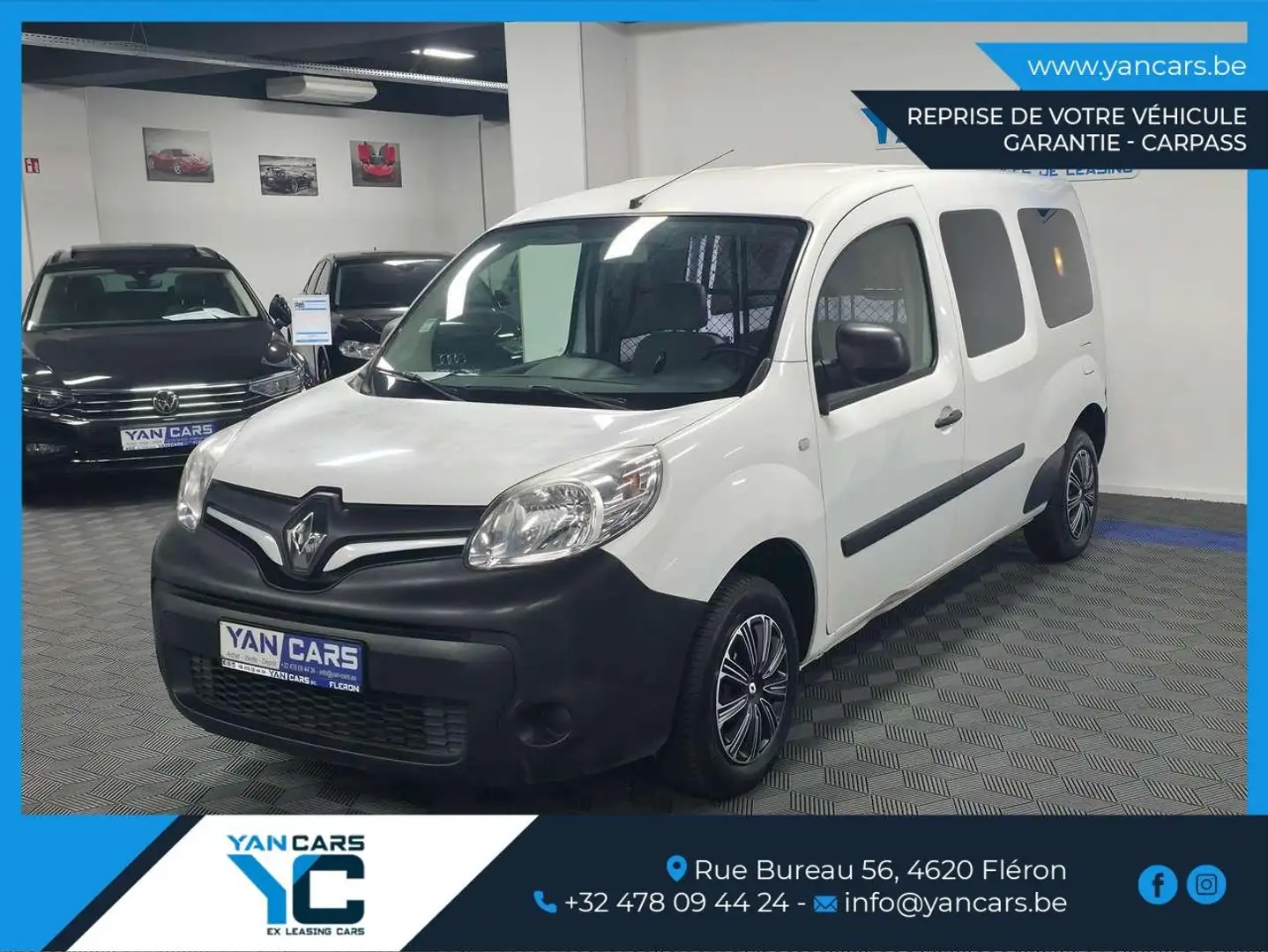 Renault Kangoo MAXI * UTILITAIRE * HISTORIQUE COMPLET * TOP ETAT Blanc - 1