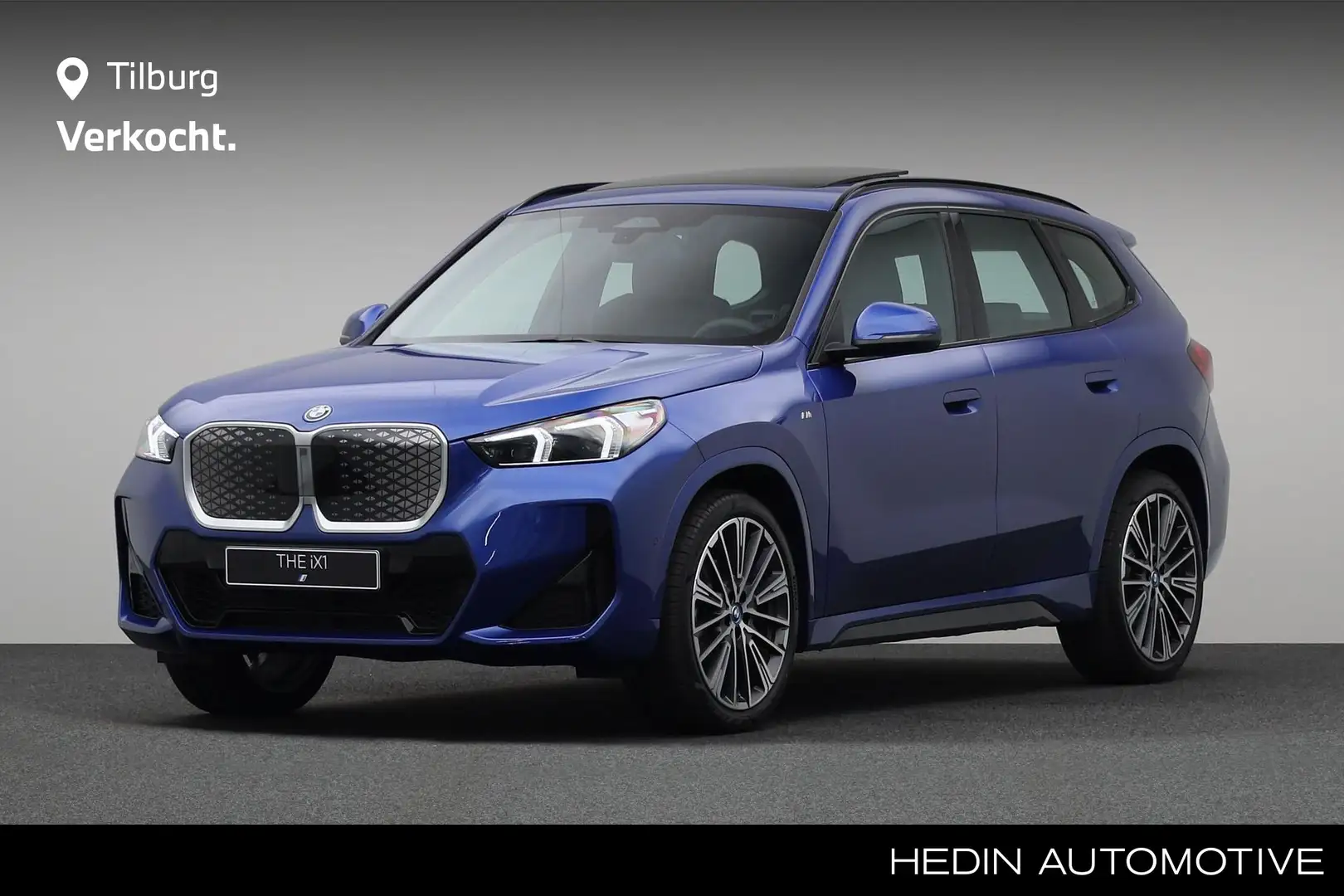 BMW iX1 eDrive20 M Sportpakket | Veganza Schwarz | Trekhaa Blu/Azzurro - 1