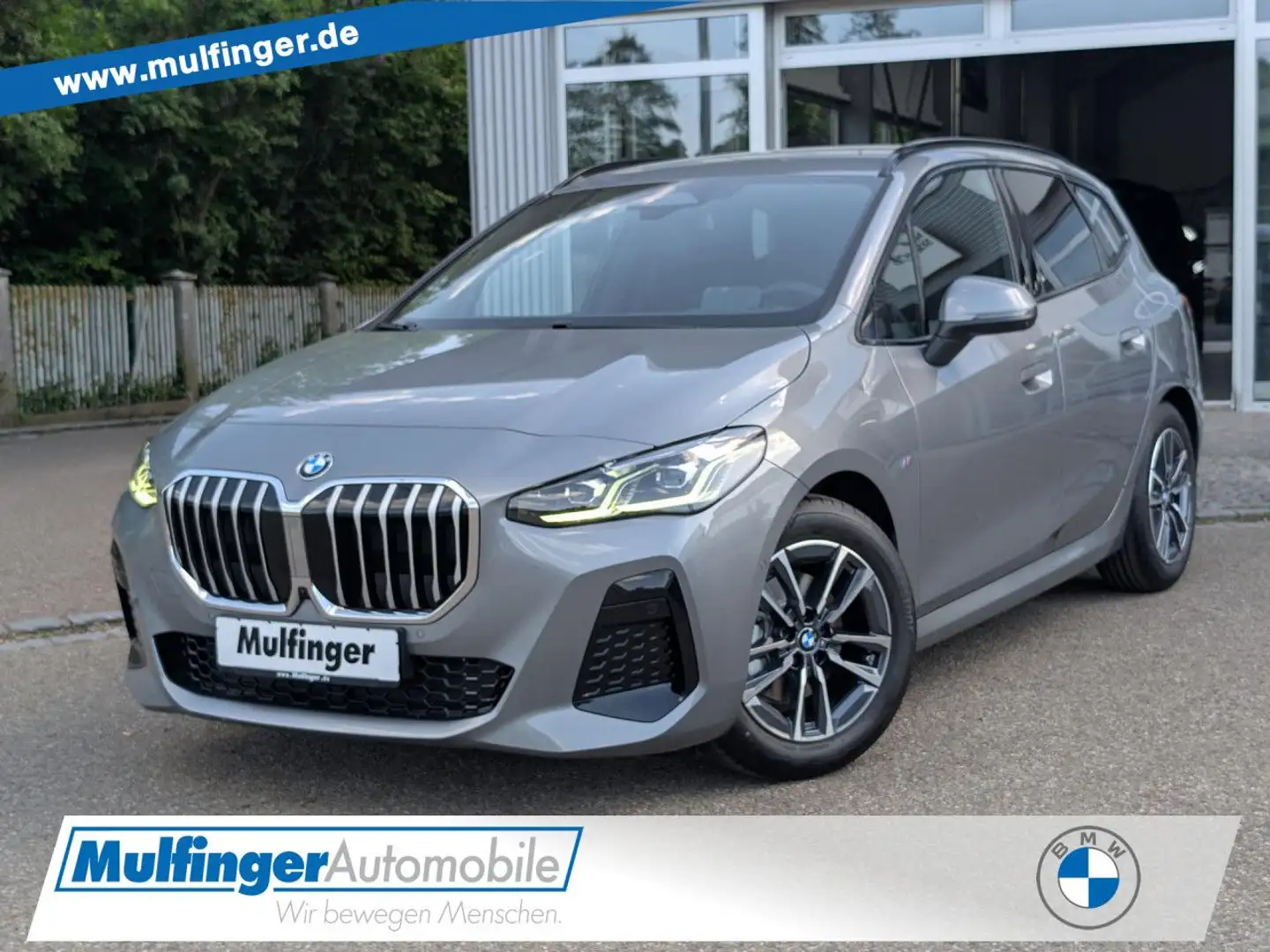 BMW 218 i AT. M Sport ACC HUD SurrView H/K Aktivs.AHK Grau - 1
