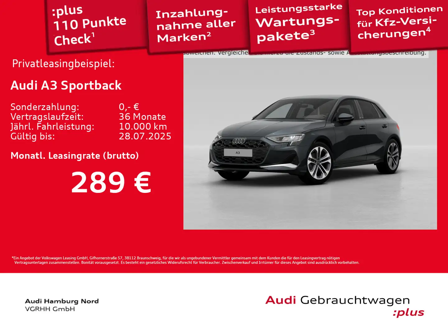 Audi A3 35 TFSI advanced S tronic AHK Navi Grau - 1