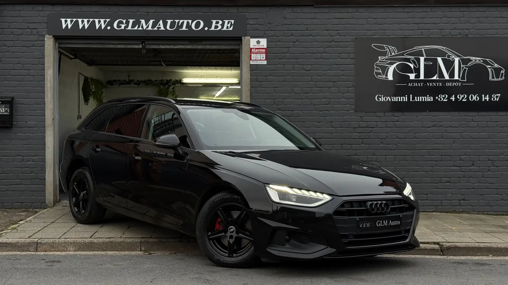 Audi A4 A4 Business S tronic * COFFRE ELECT * GARANTIE 12M Noir - 1