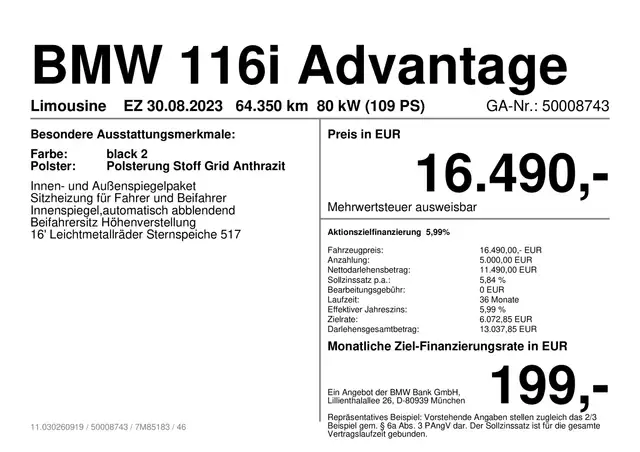 BMW 1 Series view 2