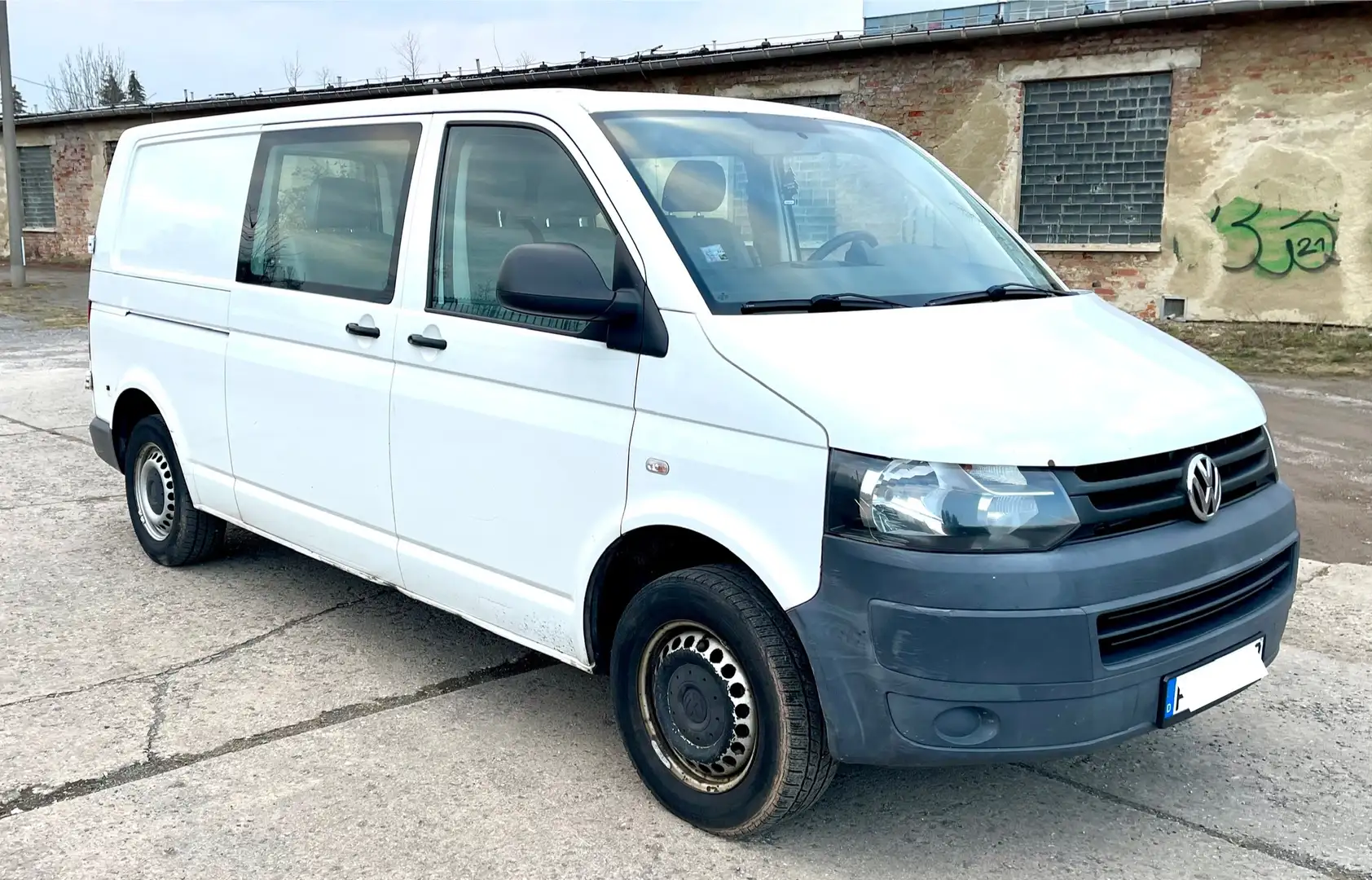 Volkswagen T5 Kombi Lang Blanco - 1