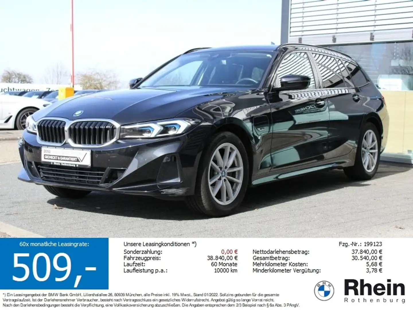 BMW 330 e Touring Pano Memory Kamera AdLED Inno LIVE Schwarz - 1