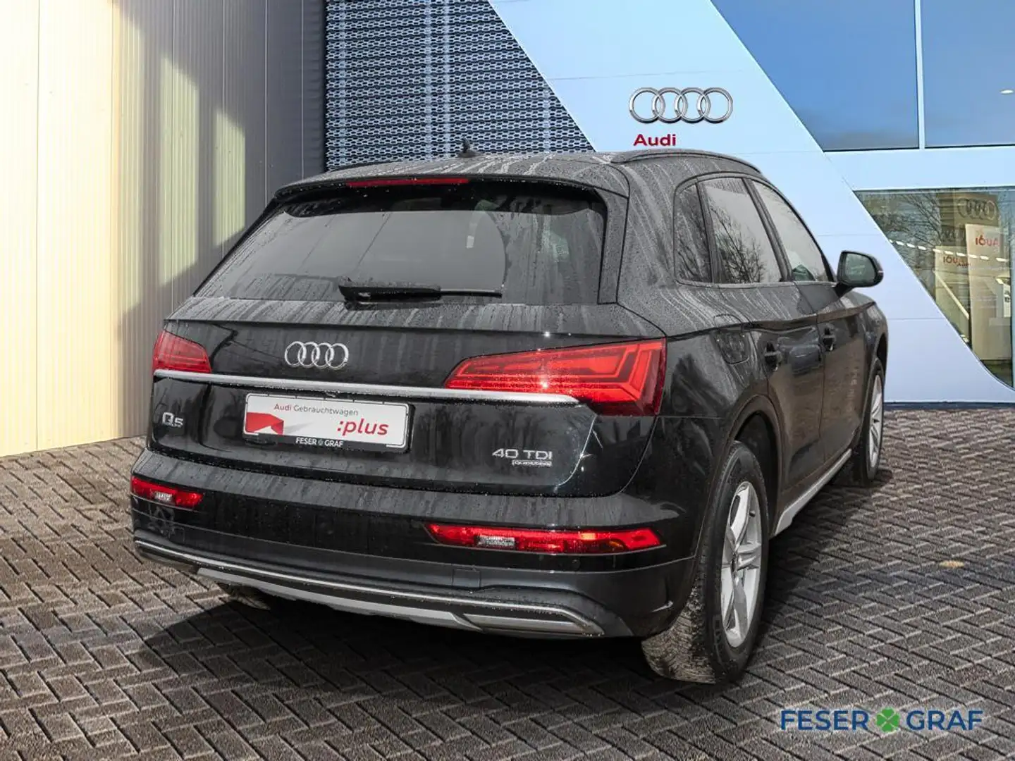 Audi Q5 40 TDI qu. /LED/Leder/Pano/ACC/AHK Schwarz - 2