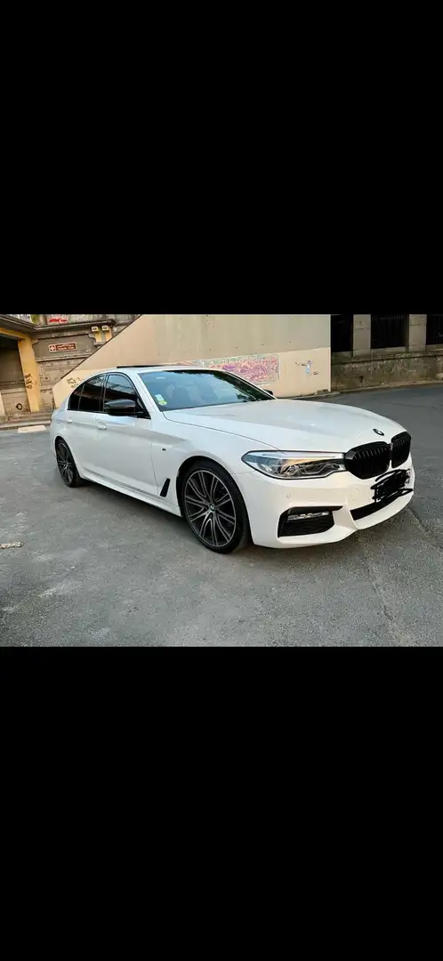 BMW 530 530d 265 ch BVA8 M Sport Blanc - 1