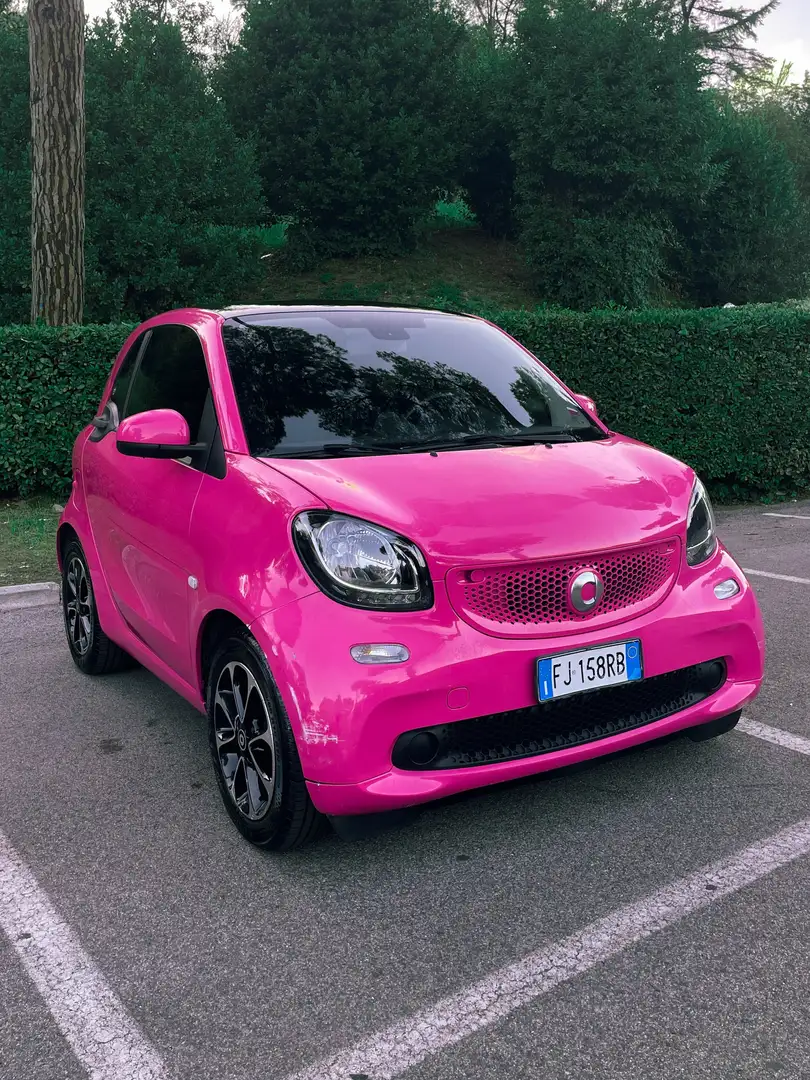 smart forTwo Coupe Paars - 1