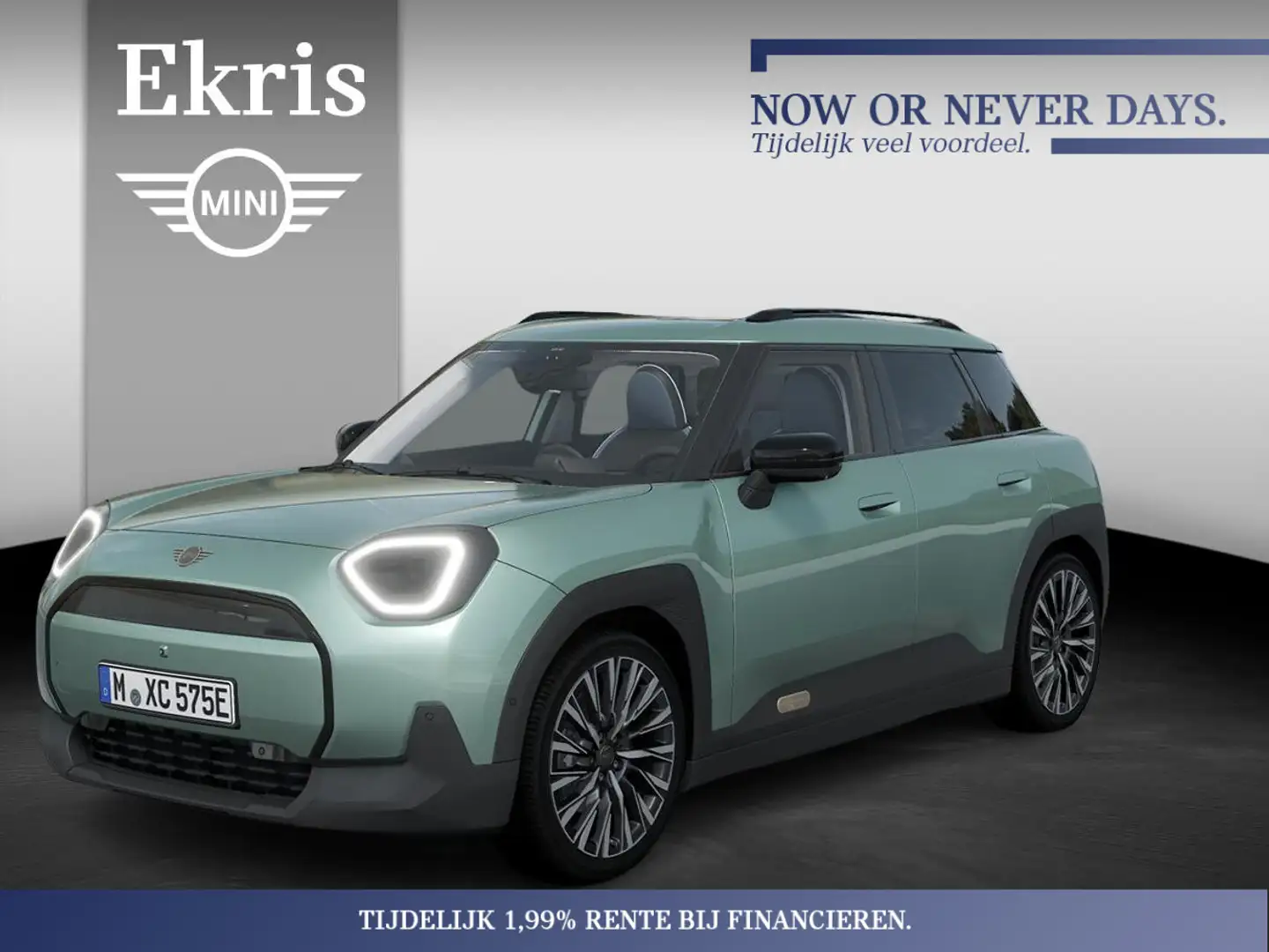 MINI Aceman E Pakket L + Classic Trim | Actie Groen - 1