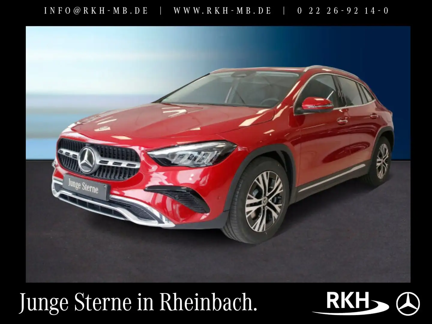 Mercedes-Benz GLA 200 GLA 200 Progressive 360°/Distr/Totw/Navi/LED Rouge - 1