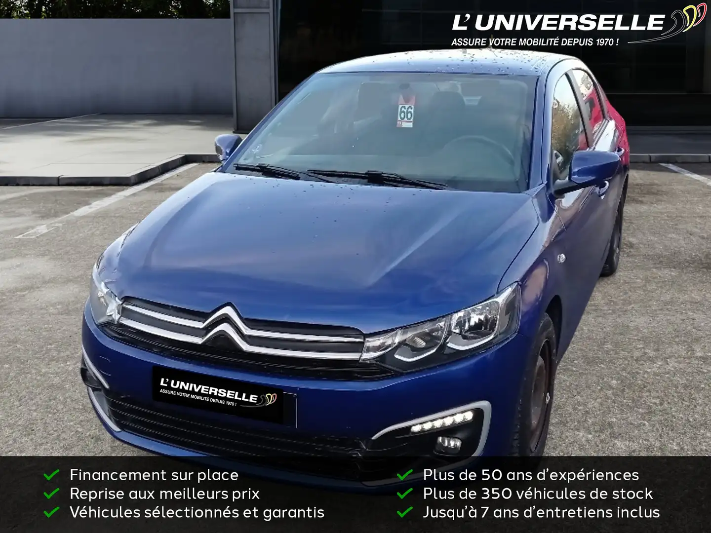 Citroen C-Elysée Feel//PROBLEME MOTEUR Bleu - 1