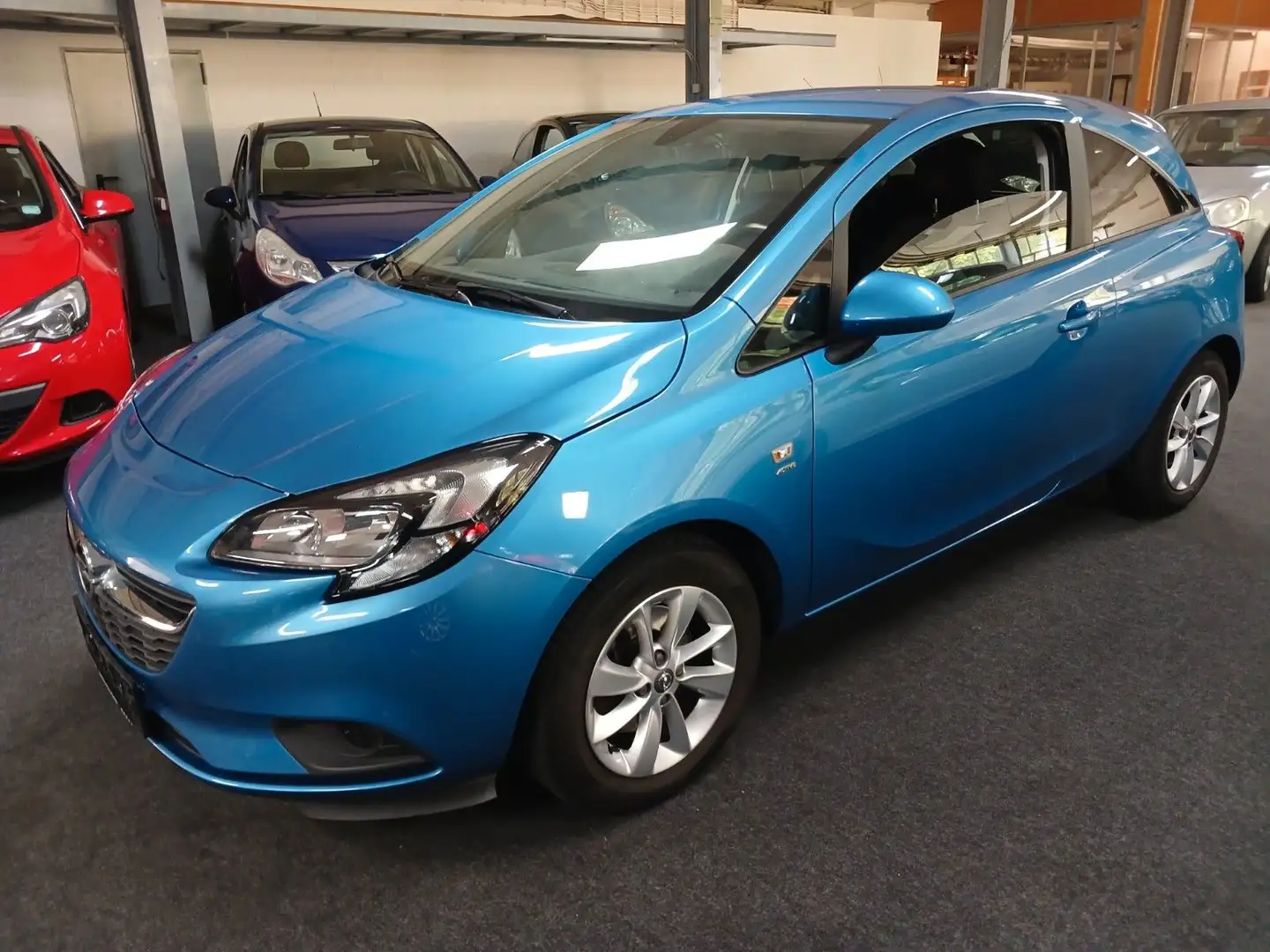 Opel Corsa E Active ecoFlex 1.HAND TUV SR WR PDC Blau - 1