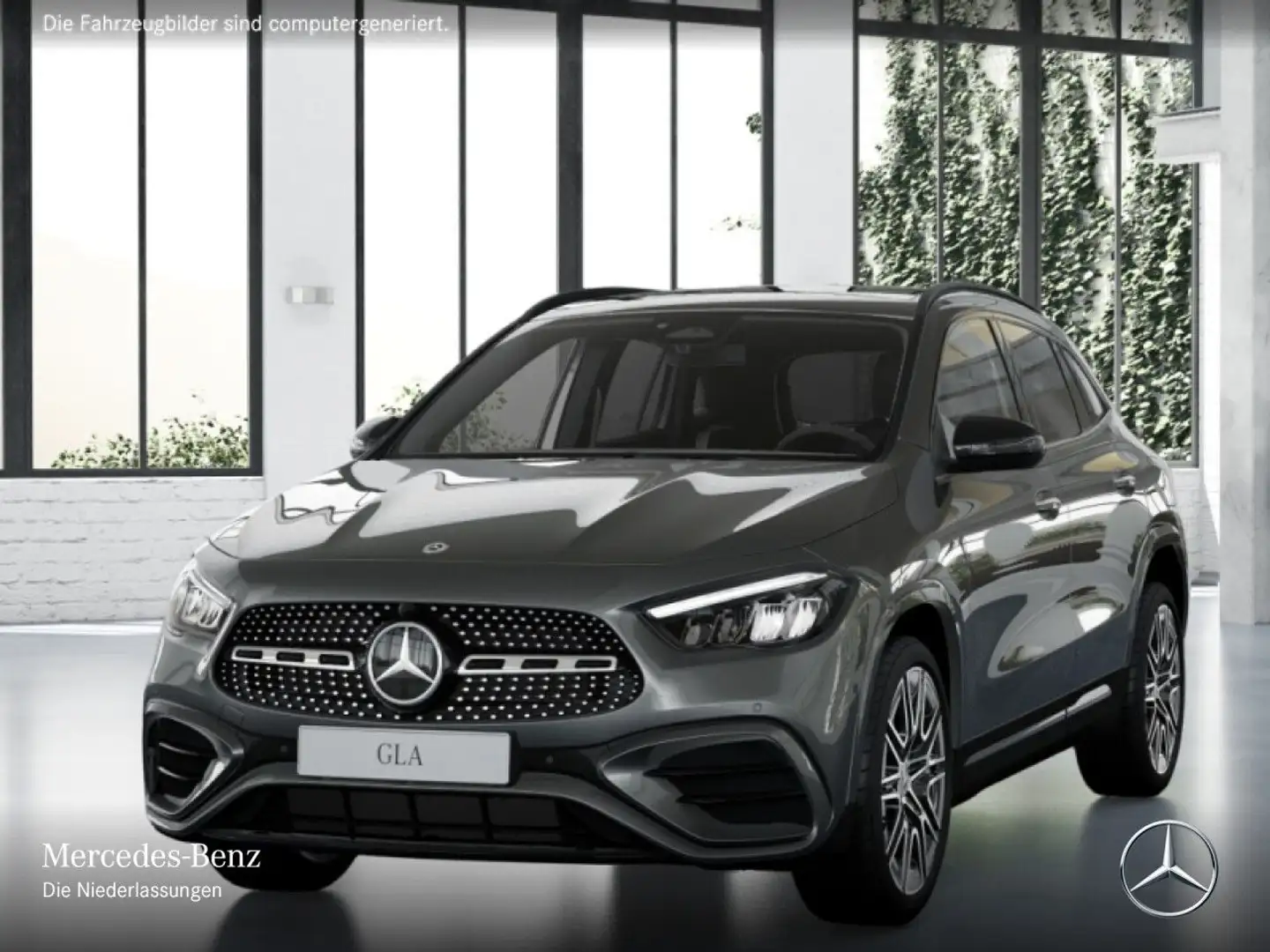 Mercedes-Benz GLA 180 AMG+NIGHT+PANO+AHK+LED+KAMERA+TOTW+KEYLESS Grau - 2