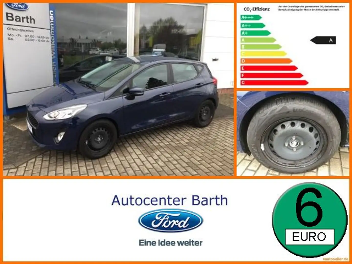 Ford Fiesta 1.0 EcoBoost S/S Cool & Connect DAB Azul - 1