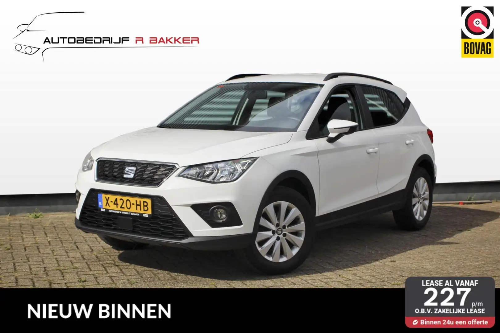 SEAT Arona 1.0 TSI Style // Slechts 25.000 km! - Trekhaak - B Wit - 1