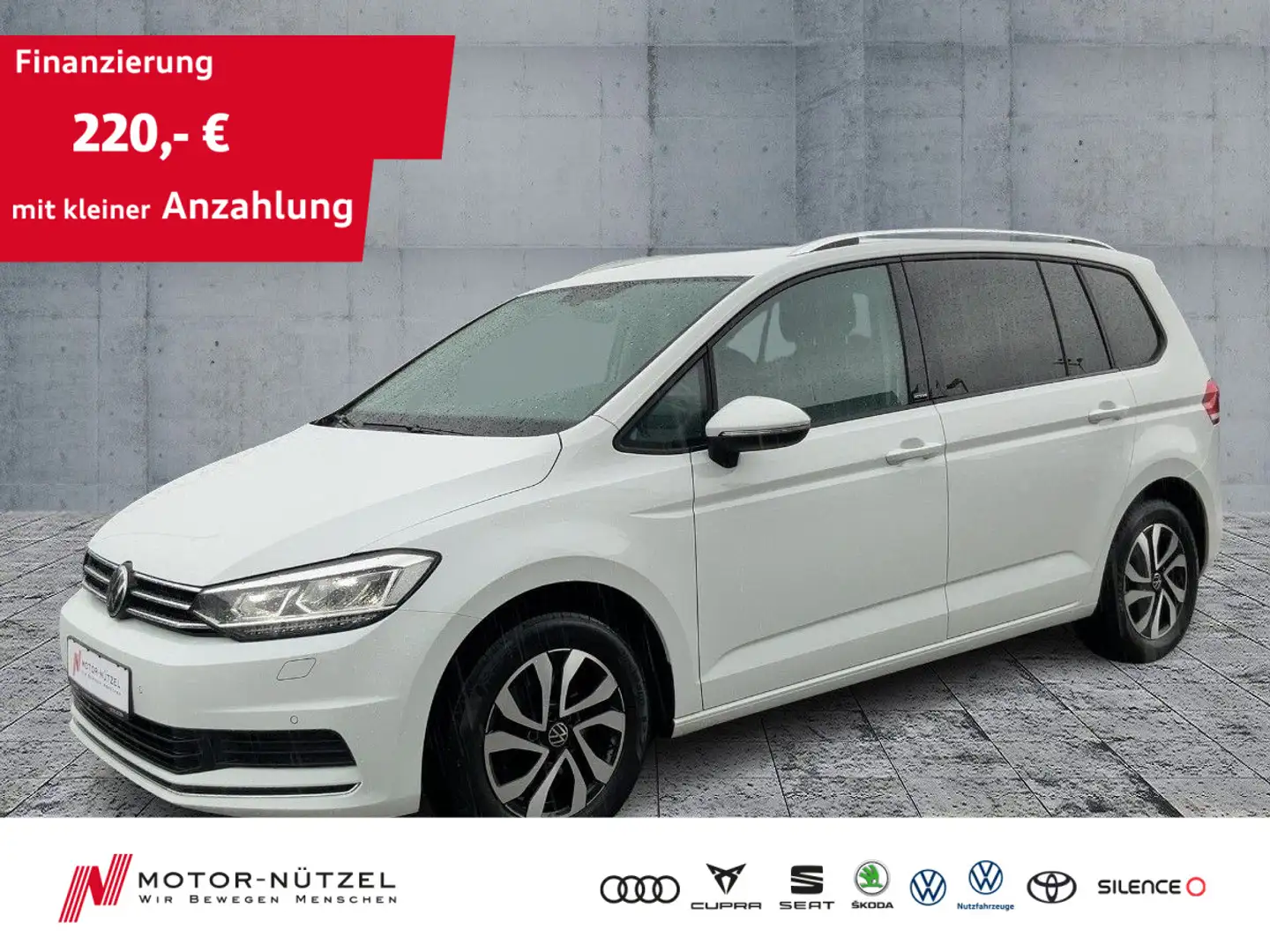 Volkswagen Touran 2.0TDI DSG ACTIVE LED+NAV+ACC+SHZ+PDC+RFK Blanco - 1