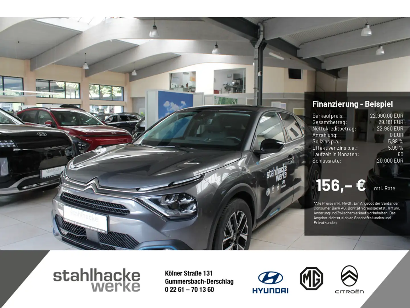 Citroen E-C4 Electric Grau - 1