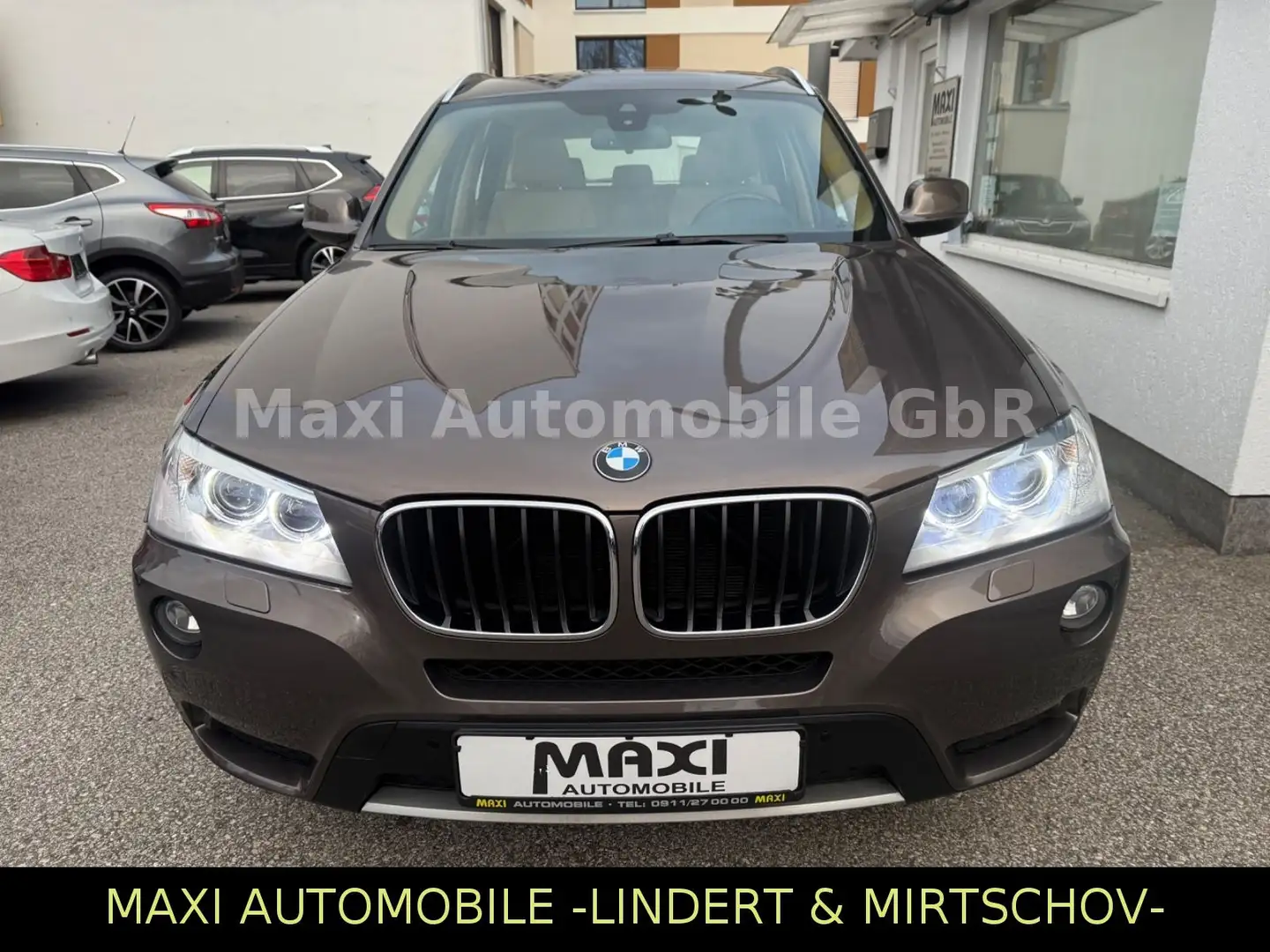 BMW X3 xDrive 20 d AUT-X LINE-NAV-XEN-PAN-HUP-LED-KA Braun - 2