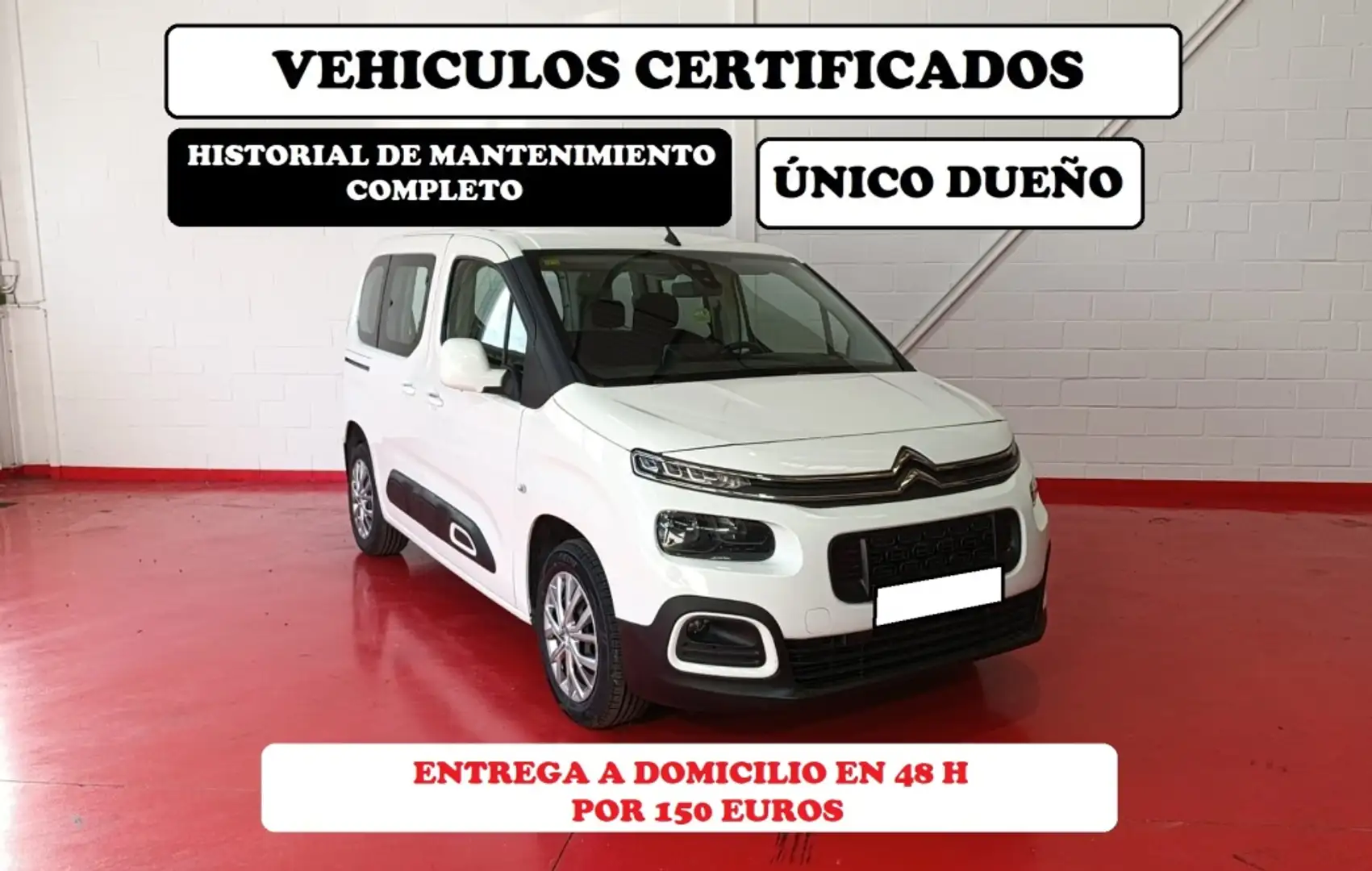 Citroen Berlingo BlueHDi S&S Talla M Feel 100 Blanco - 1