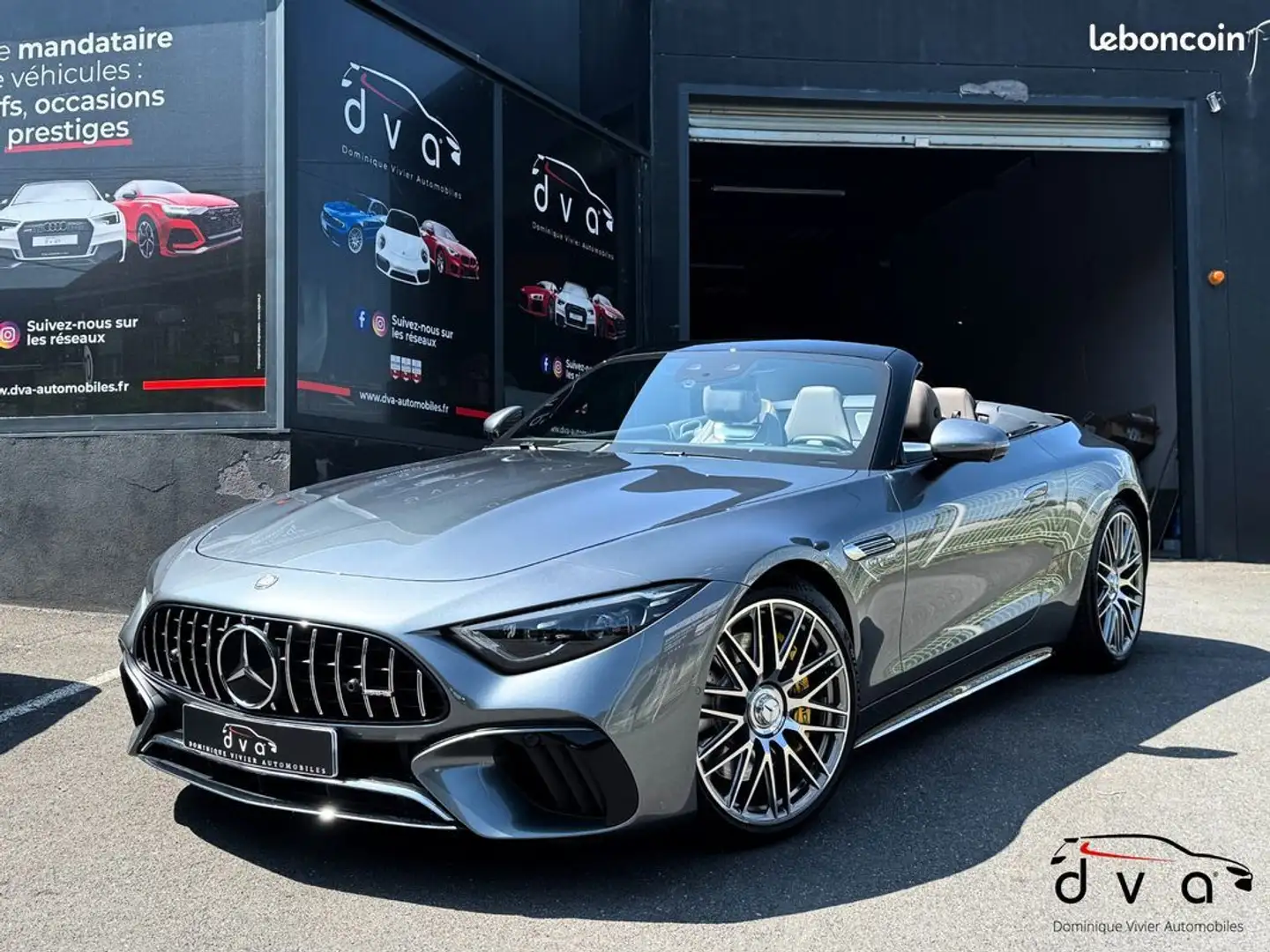 Mercedes-Benz SL 63 AMG Classe Mercedes 63 AMG V8 585 ch Française TVA Récupérable Grau - 1