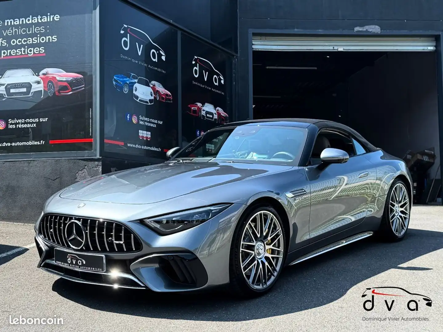 Mercedes-Benz SL 63 AMG Classe Mercedes 63 AMG V8 585 ch Française TVA Récupérable Grau - 2