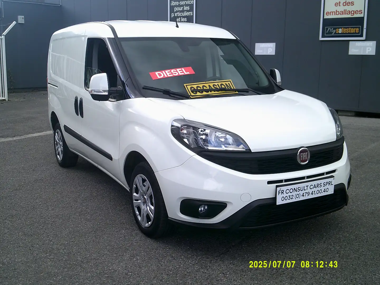 Fiat Doblo CARGO MODELE SX Blanc - 2
