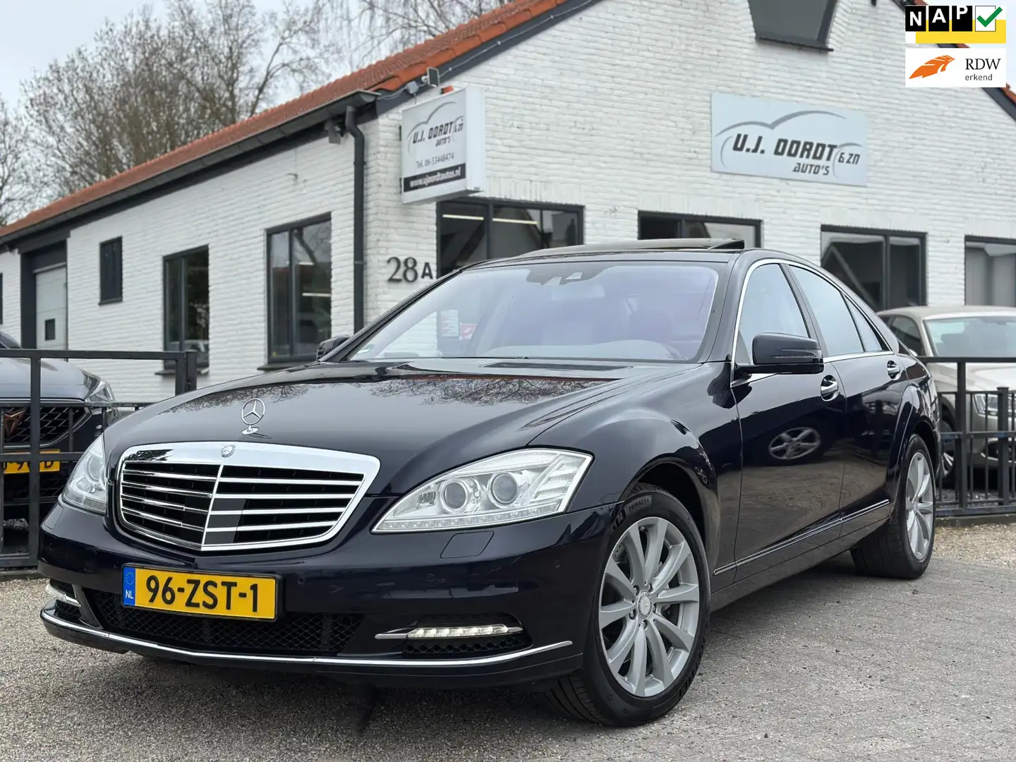 Mercedes-Benz S 500 BTW,youngtimer,nieuwstaat Albastru - 1