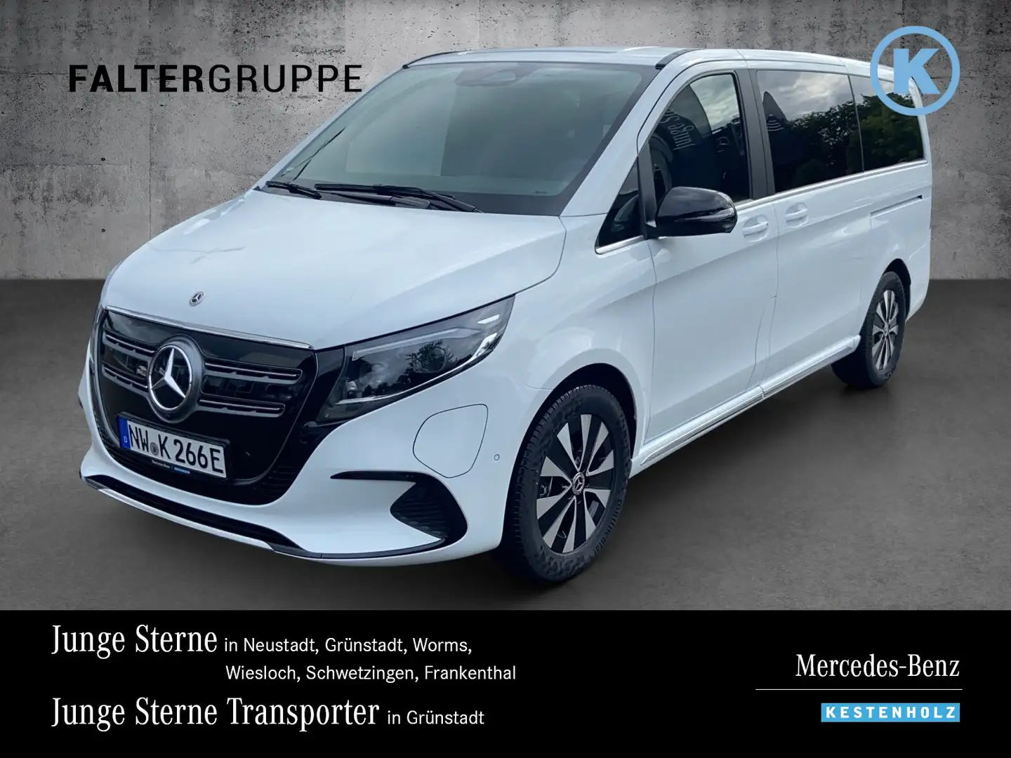 Mercedes-Benz EQV 300 EQV 300 AVANTGARDE L AIRM+DISTRO+360°+EASYP+MLED Weiß - 1
