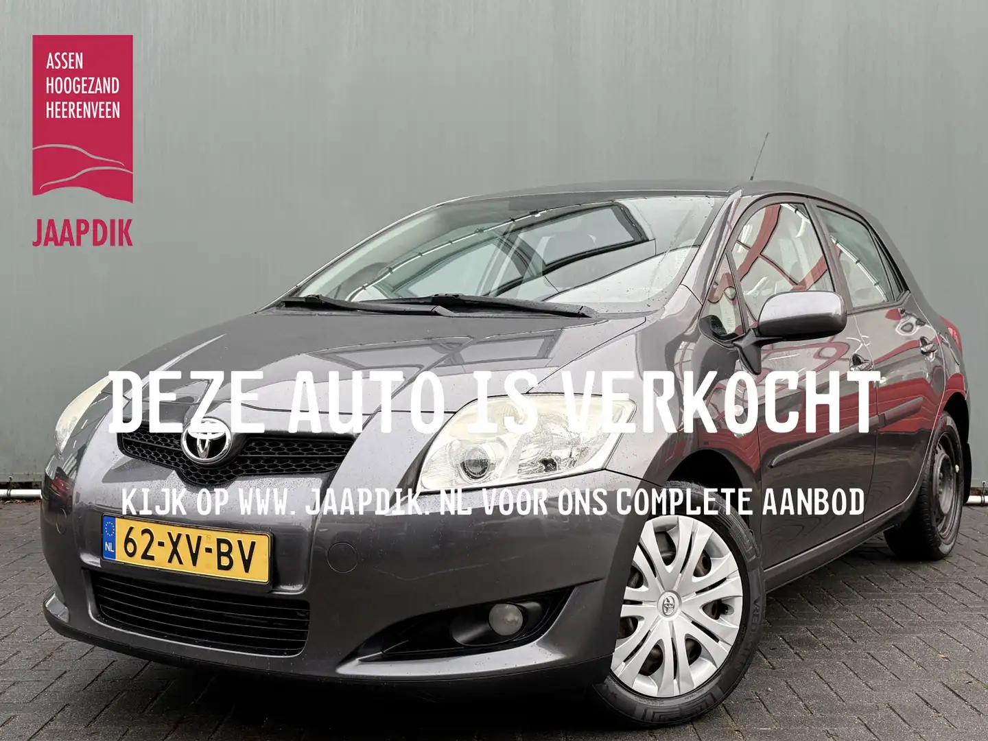 Toyota Auris BWJ 2007 1.6-16V 124 PK Sol TREKHAAK | CARPLAY | R Grijs - 1