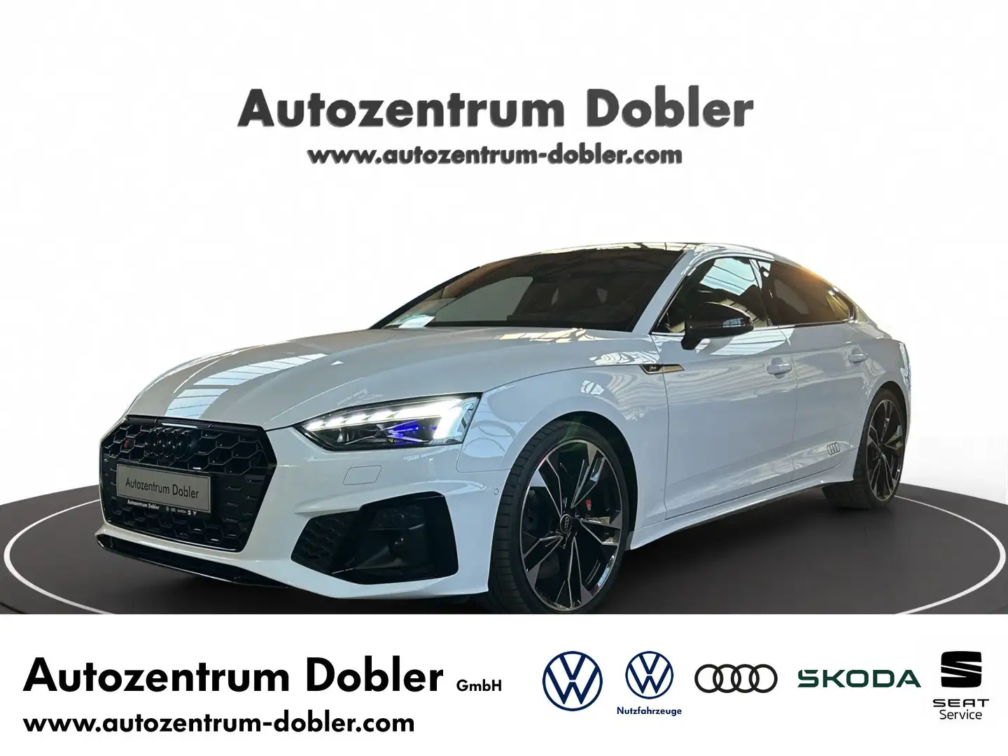 Audi S5 Sportback 3.0 TDI quattro B+O Leder Glasdach Blanc - 1