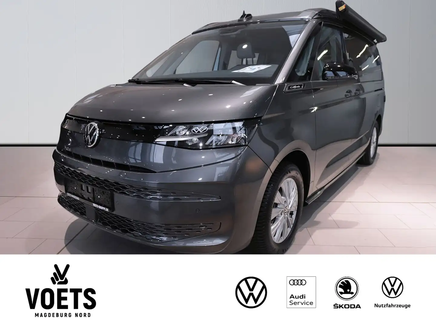 Volkswagen T7 California 2.0TDI DSG Beach Camper LED+NAVI+ Gri - 1